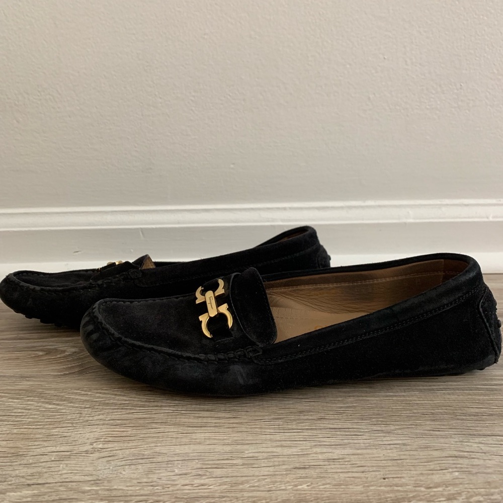 Ferragamo Driver Calfskin Moccasin Size 8